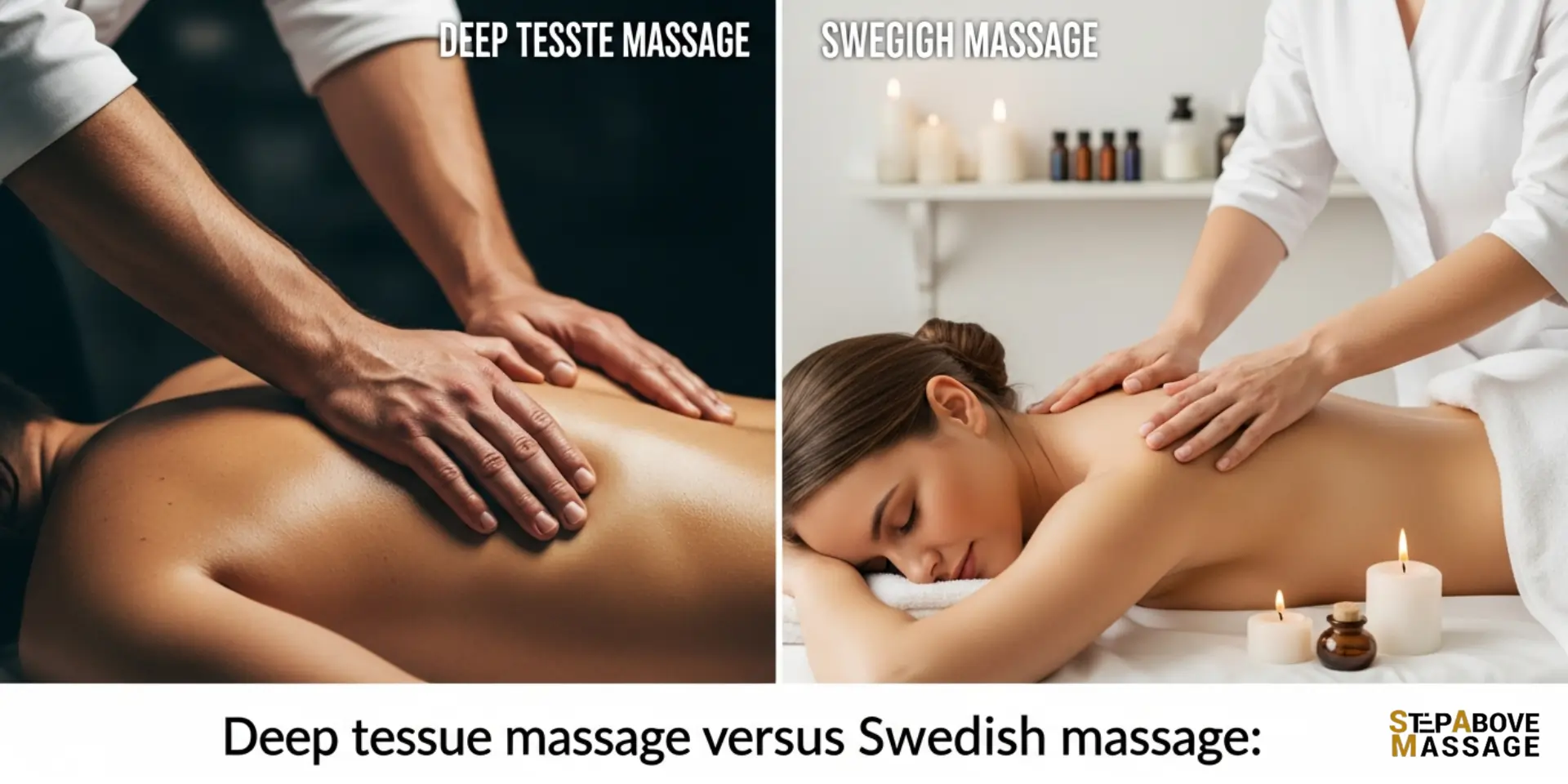 Deep tissue massage versus Swedish massage